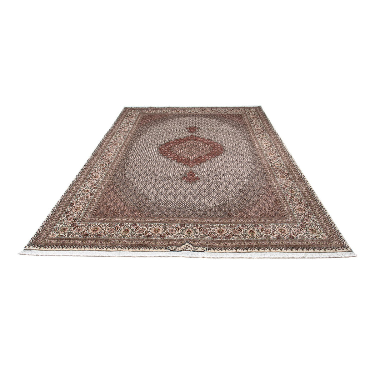 Perzisch tapijt - Tabriz - 307 x 202 cm - bruin