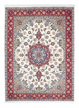 Perzisch tapijt - Tabriz - Royal - 206 x 154 cm - beige