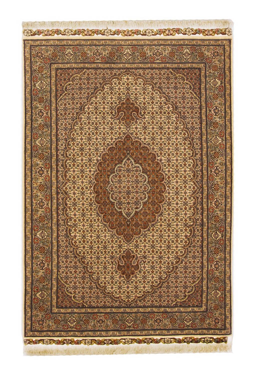 Perzisch tapijt - Tabriz - Royal - 154 x 106 cm - beige