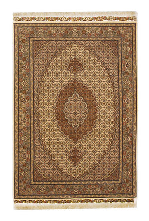 Perzisch tapijt - Tabriz - Royal - 154 x 106 cm - beige