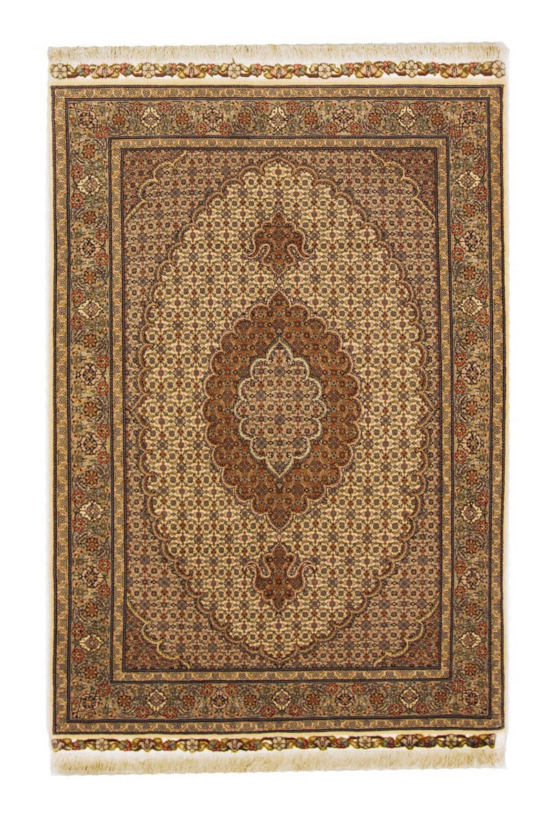 Perzisch tapijt - Tabriz - Royal - 154 x 106 cm - beige