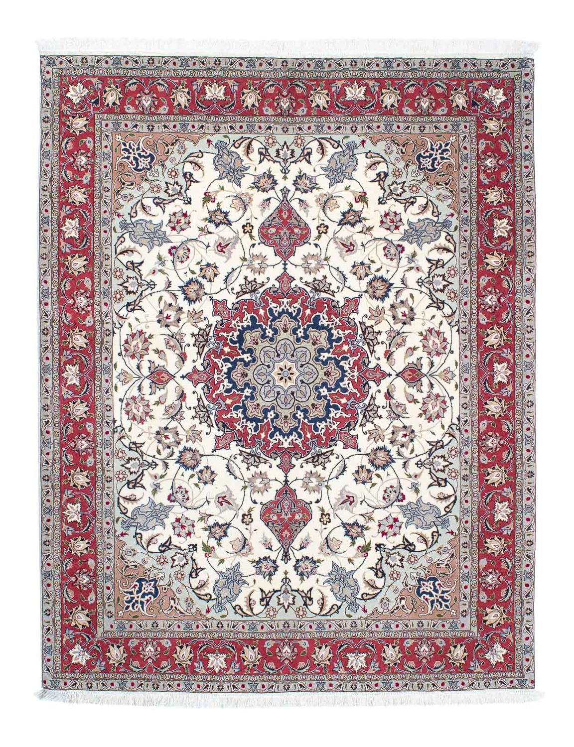 Perzisch tapijt - Tabriz - Royal - 202 x 156 cm - beige
