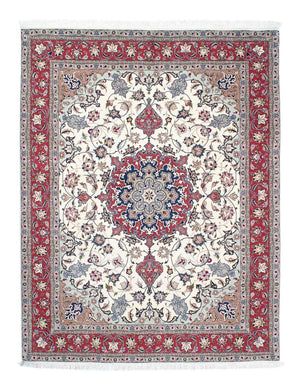 Perzisch tapijt - Tabriz - Royal - 202 x 156 cm - beige