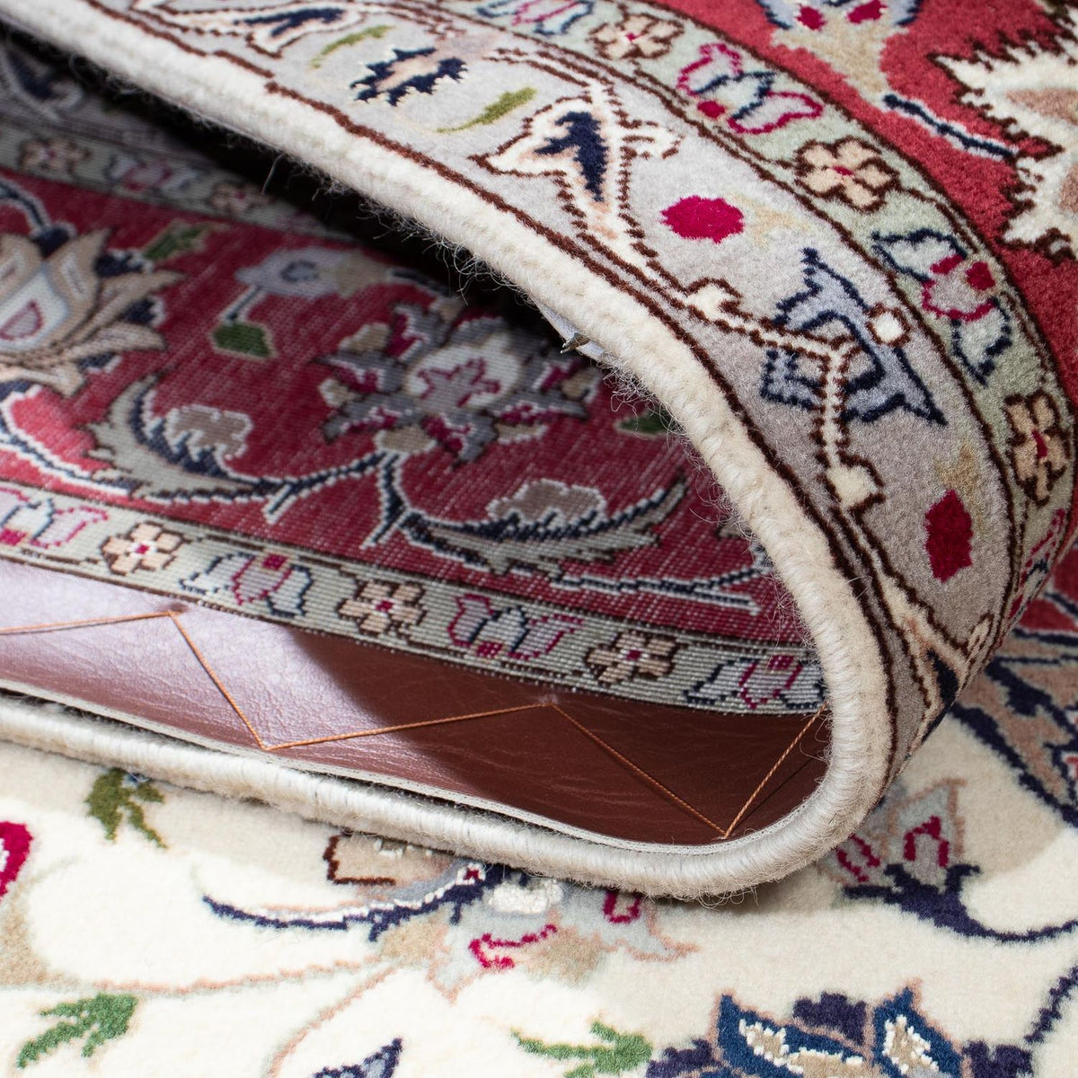 Perzisch tapijt - Tabriz - Royal - 202 x 156 cm - beige