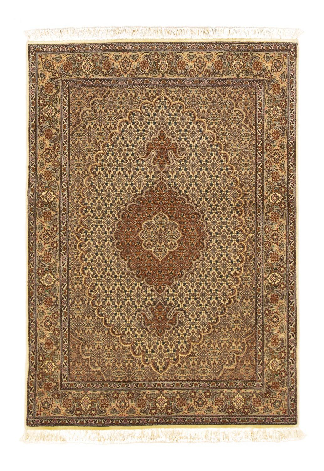 Perzisch tapijt - Tabriz - Royal - 147 x 103 cm - beige