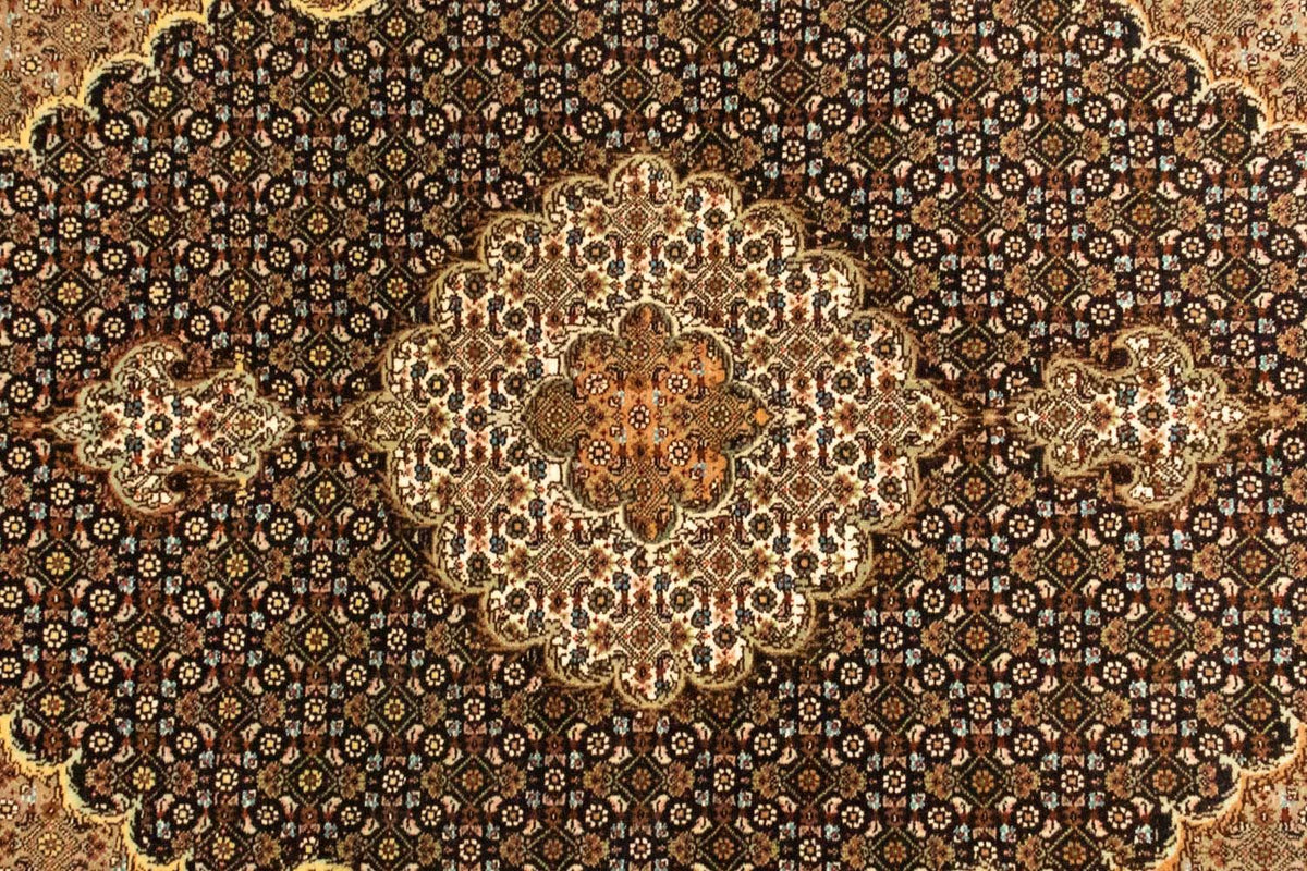 Perzisch tapijt - Tabriz - Royal - 150 x 105 cm - donkerblauw