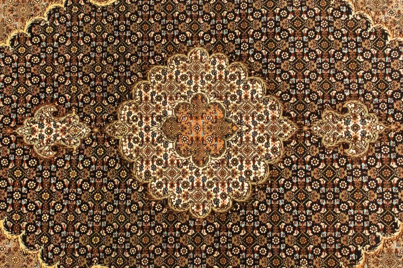 Perzisch tapijt - Tabriz - Royal - 150 x 105 cm - donkerblauw