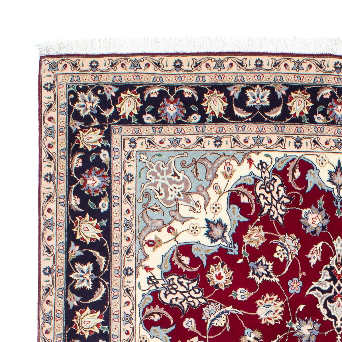Perzisch tapijt - Tabriz - Royal - 207 x 155 cm - donkerrood