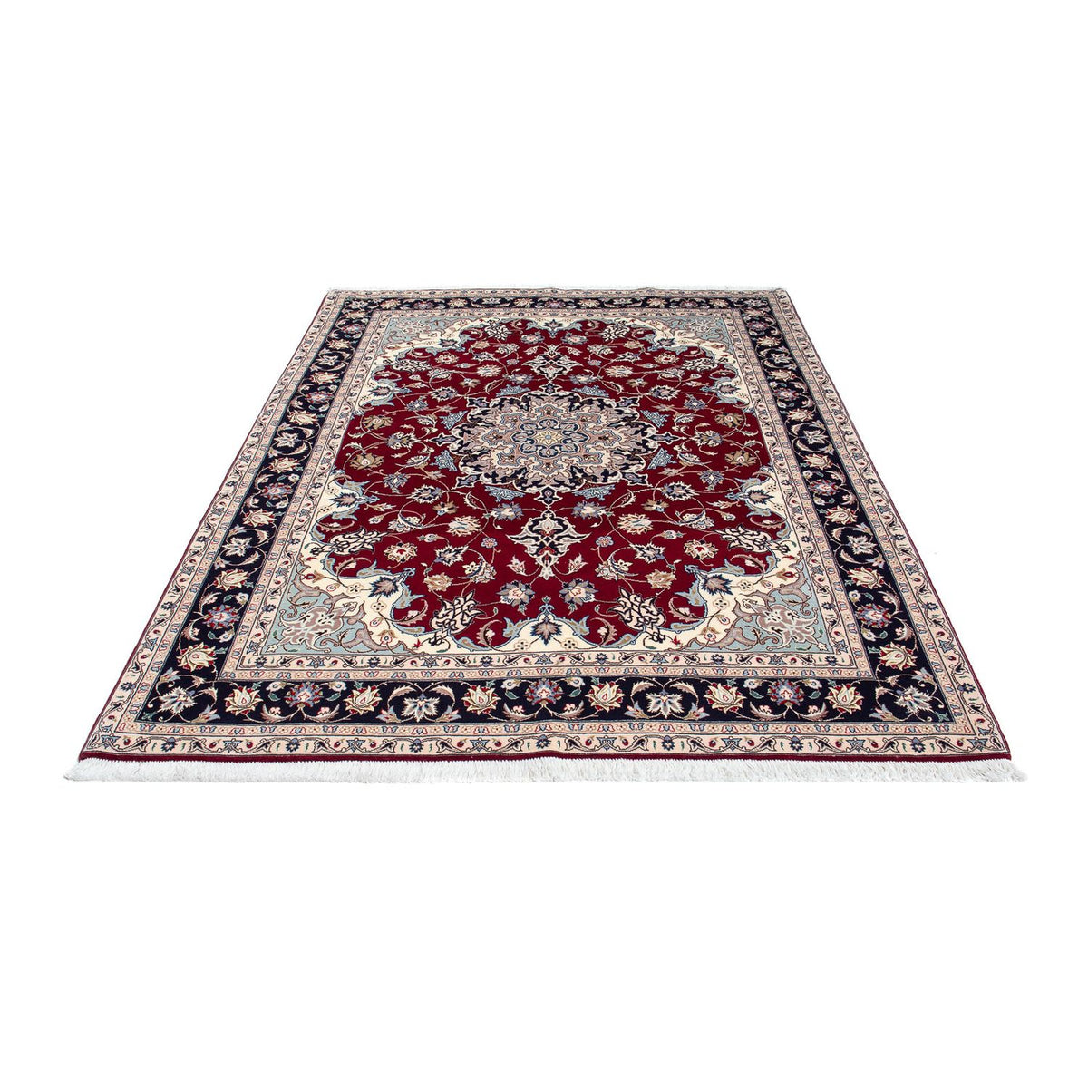 Perzisch tapijt - Tabriz - Royal - 207 x 155 cm - donkerrood