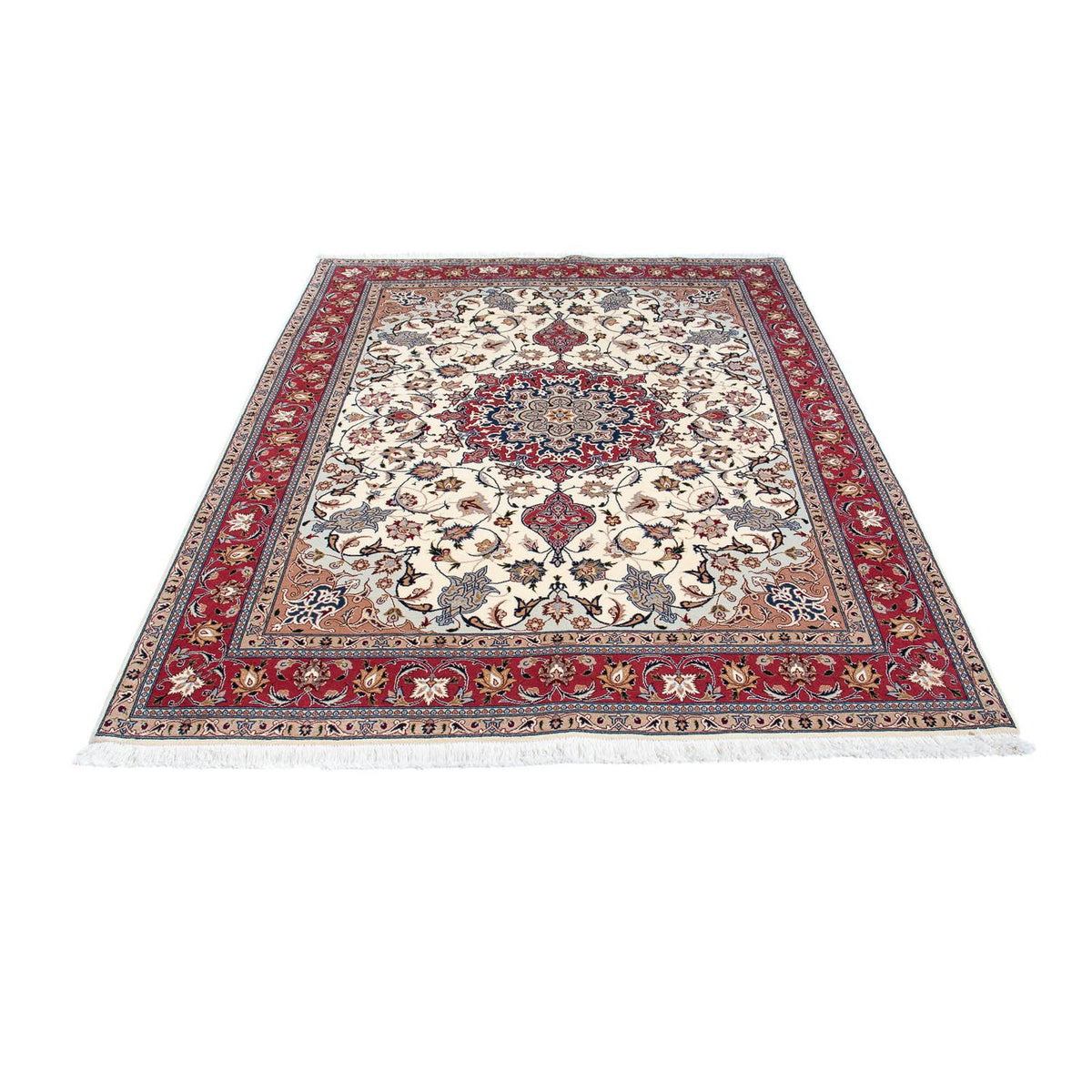 Perzisch tapijt - Tabriz - Royal - 208 x 152 cm - beige
