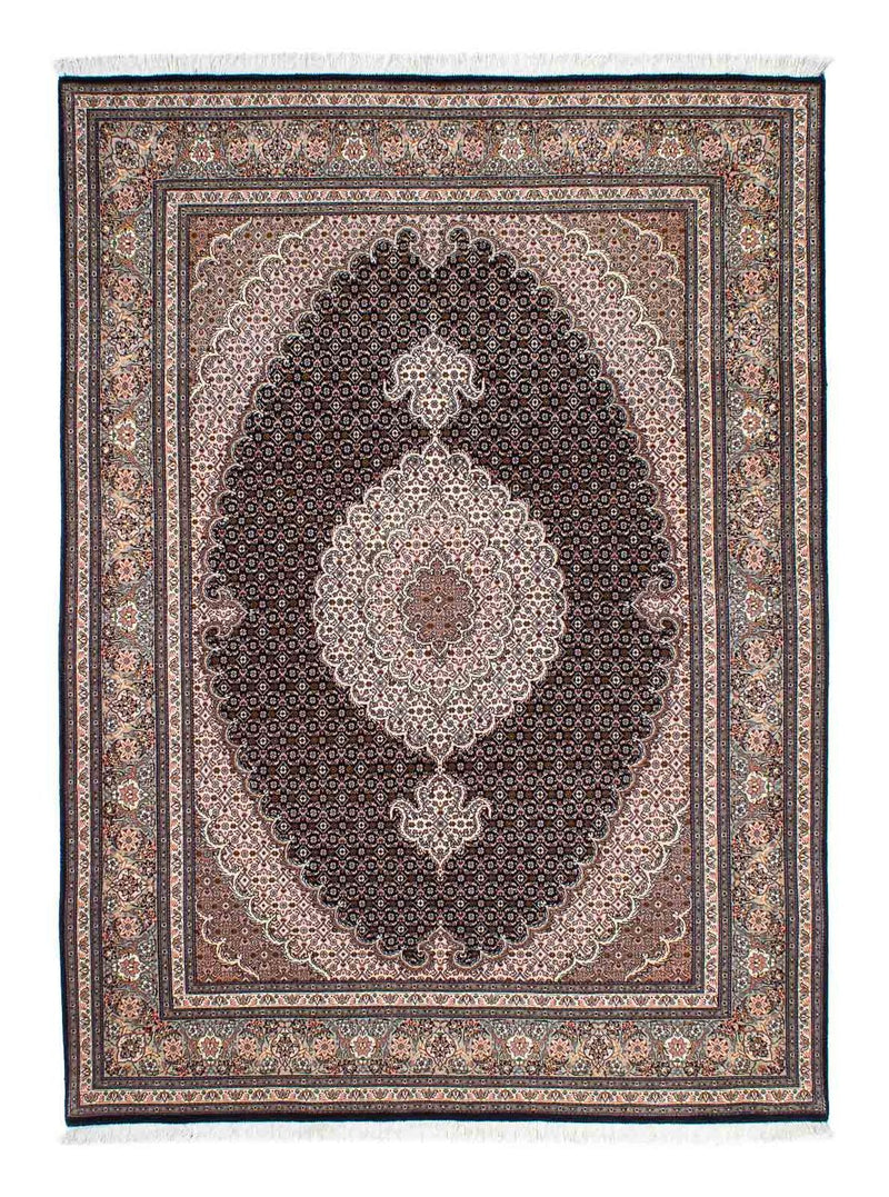 Perzisch tapijt - Tabriz - Royal - 208 x 150 cm - lichtbruin