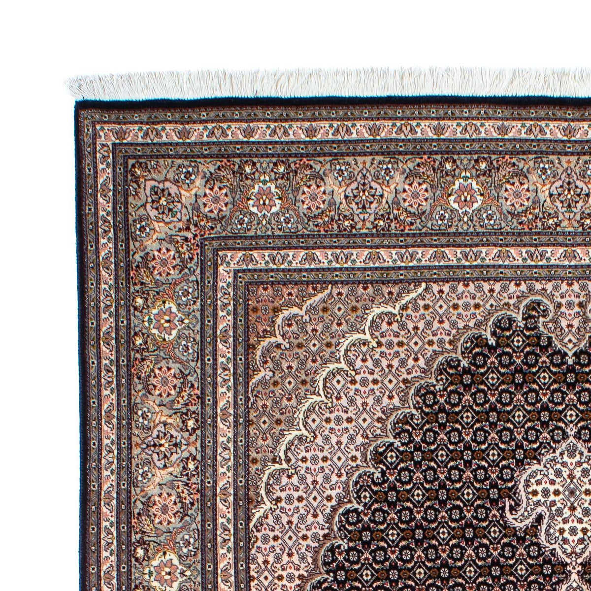 Perzisch tapijt - Tabriz - Royal - 208 x 150 cm - lichtbruin