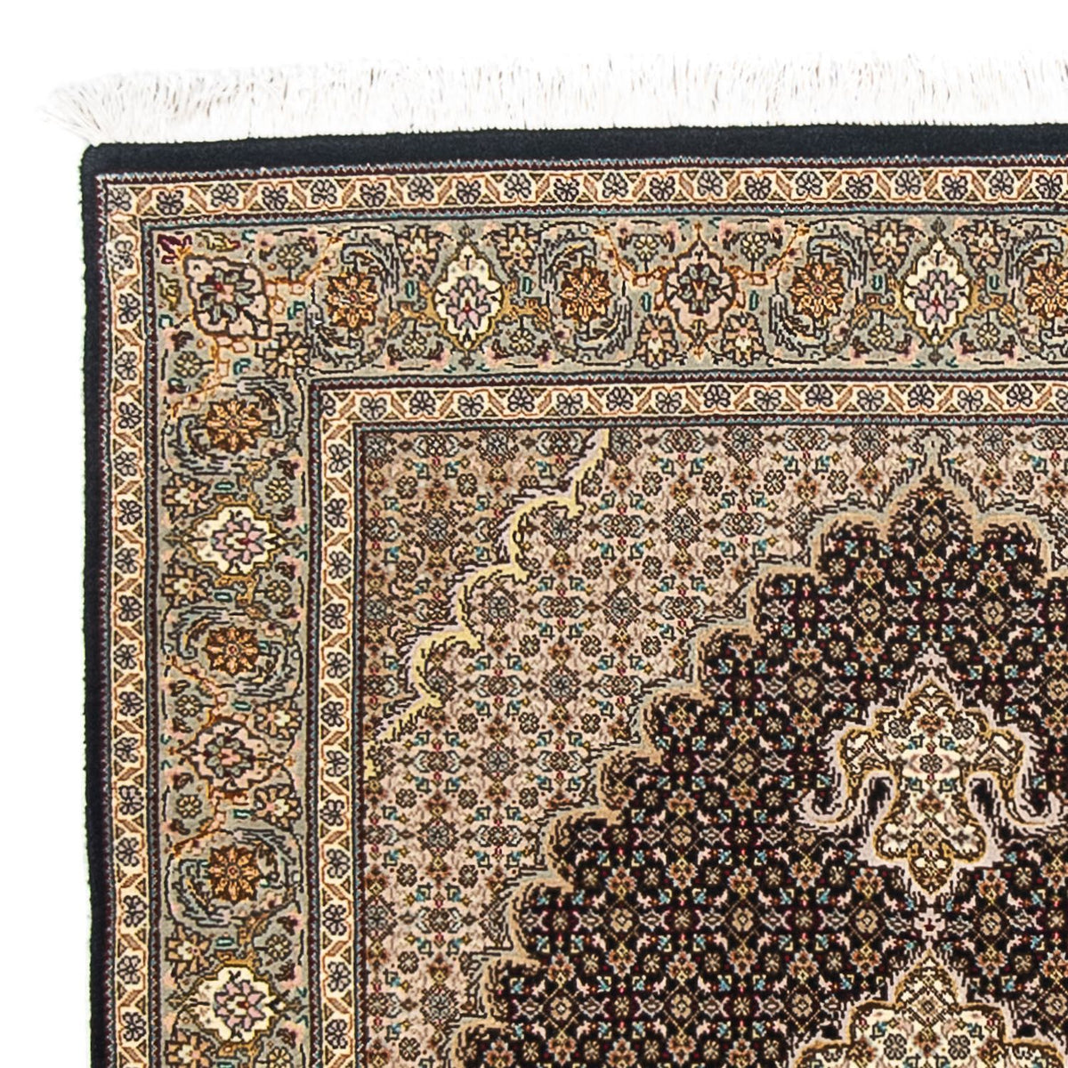 Perzisch tapijt - Tabriz - Royal - 148 x 100 cm - donkerblauw