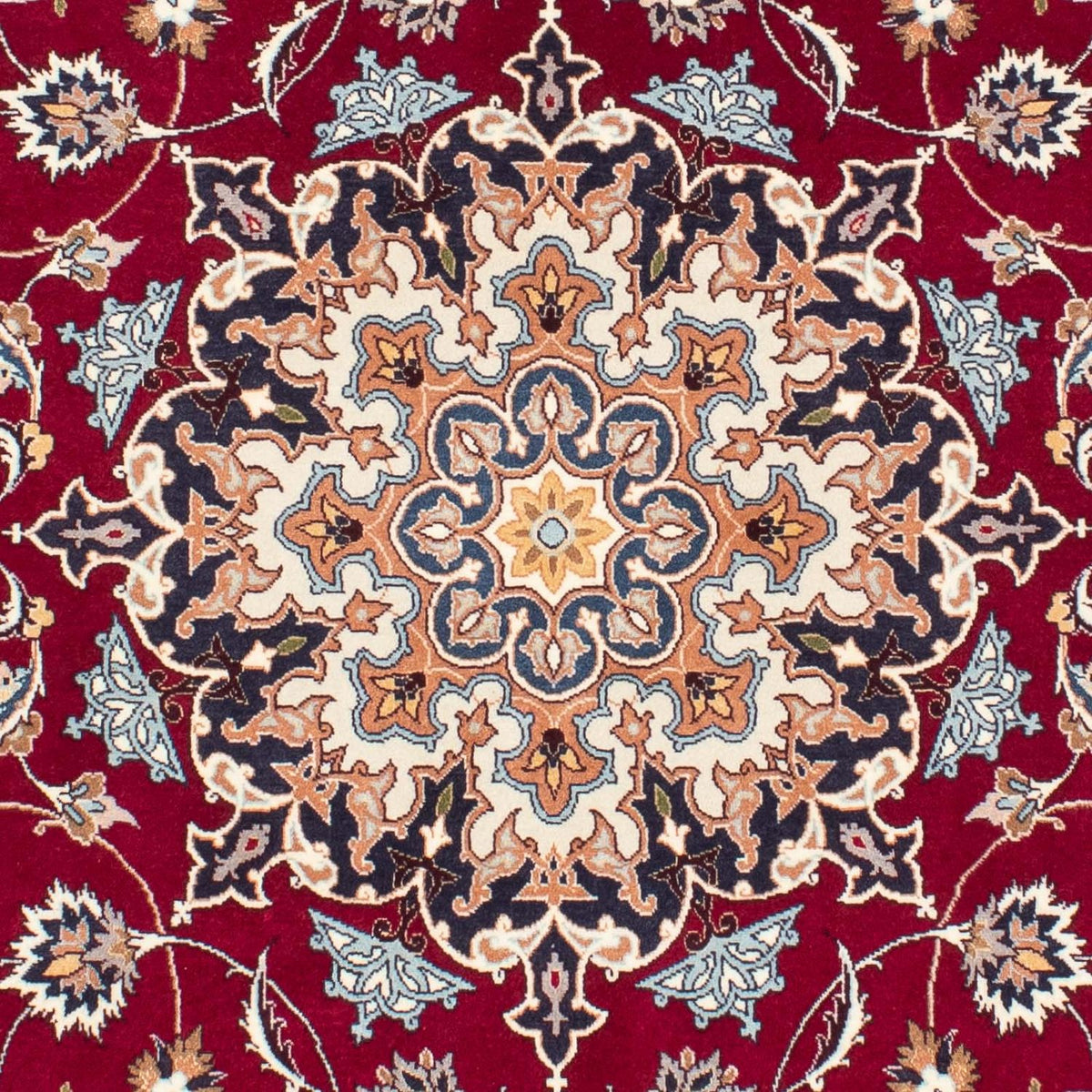 Perzisch tapijt - Tabriz - Royal - 207 x 153 cm - donkerrood