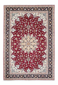 Perzisch tapijt - Tabriz - Royal - 302 x 203 cm - donkerrood
