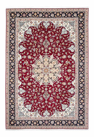 Perzisch tapijt - Tabriz - Royal - 302 x 203 cm - donkerrood