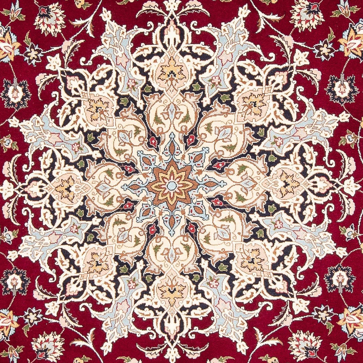 Perzisch tapijt - Tabriz - Royal - 302 x 203 cm - donkerrood