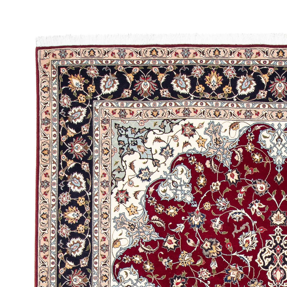 Perzisch tapijt - Tabriz - Royal - 302 x 203 cm - donkerrood