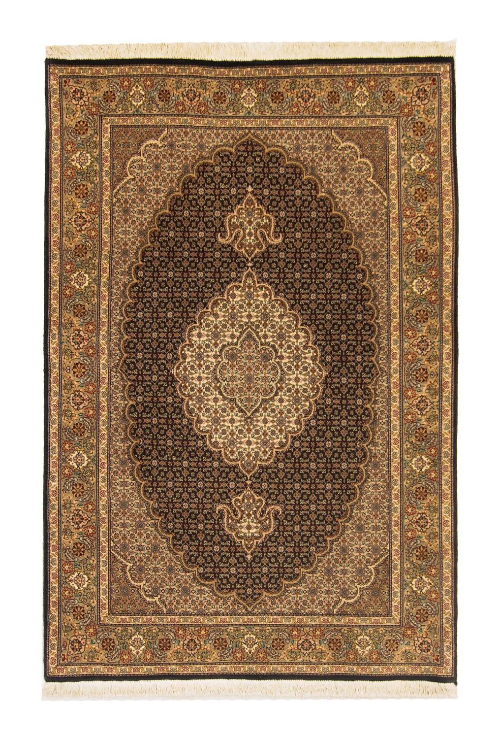 Perzisch tapijt - Tabriz - Royal - 153 x 102 cm - donkerblauw