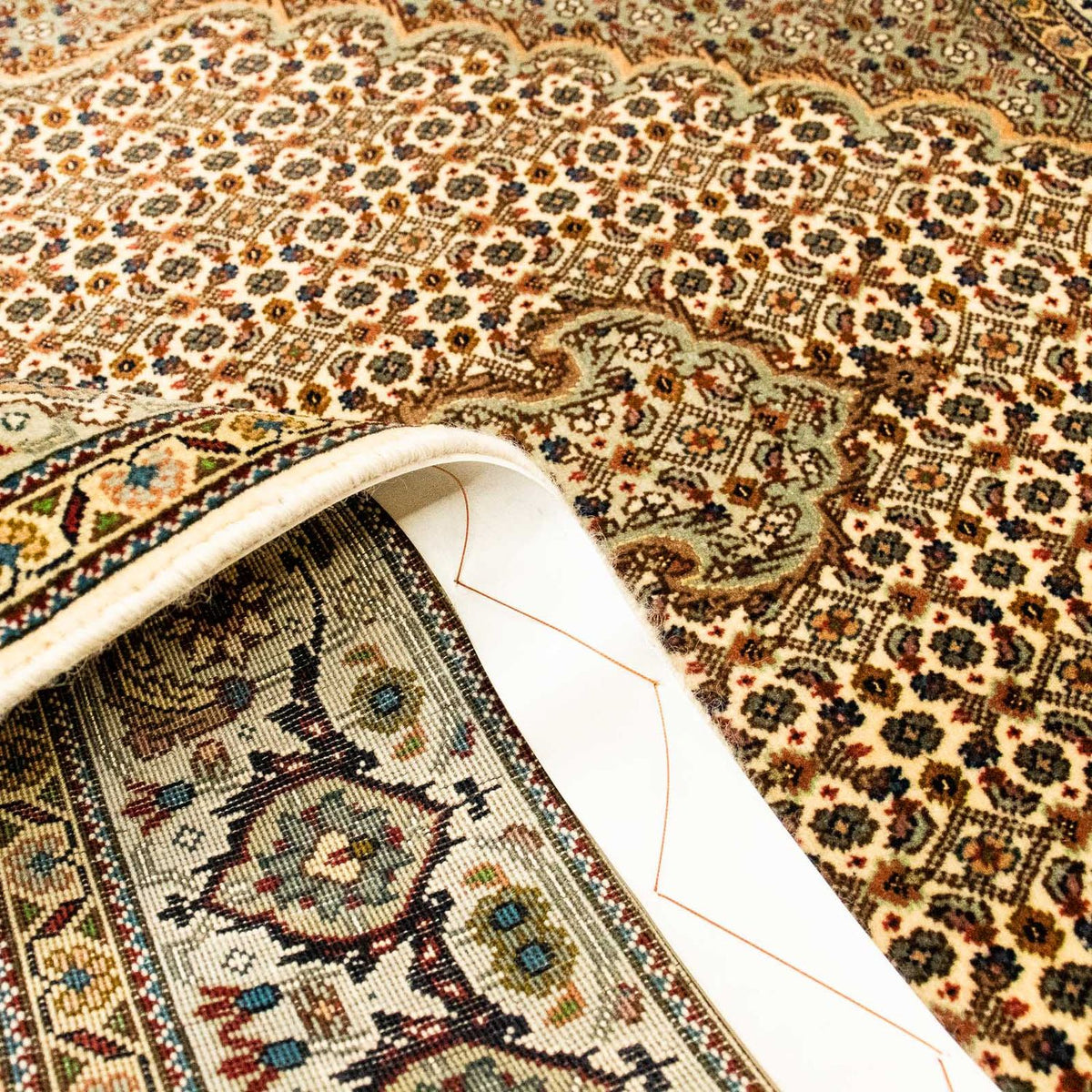 Perzisch tapijt - Tabriz - Royal - 155 x 105 cm - beige