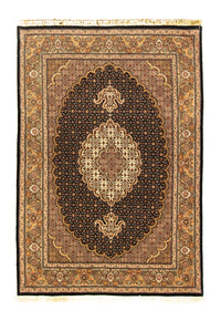 Perzisch tapijt - Tabriz - 145 x 104 cm - zwart