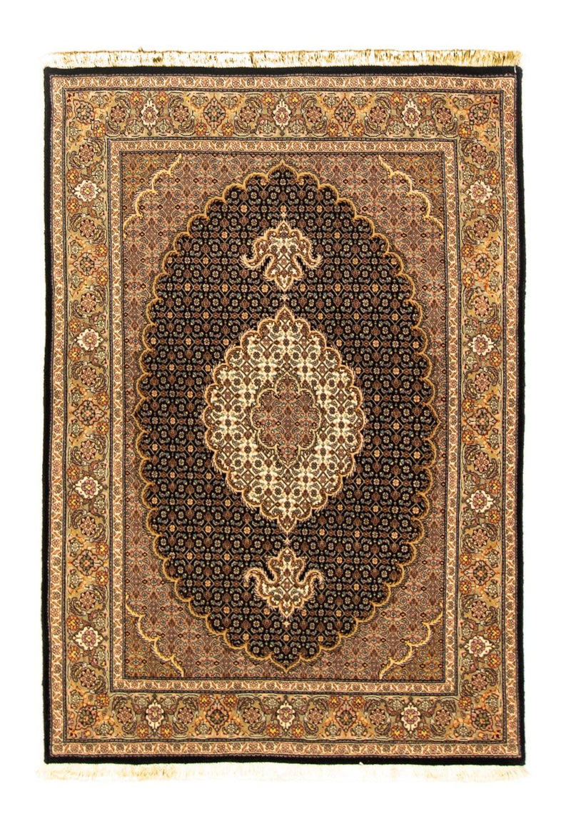 Perzisch tapijt - Tabriz - 145 x 104 cm - zwart