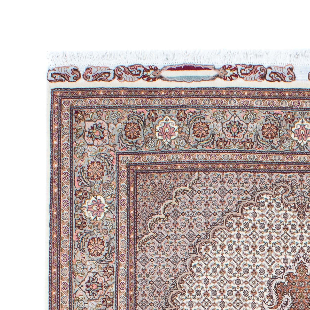 Perzisch tapijt - Tabriz - 184 x 123 cm - beige