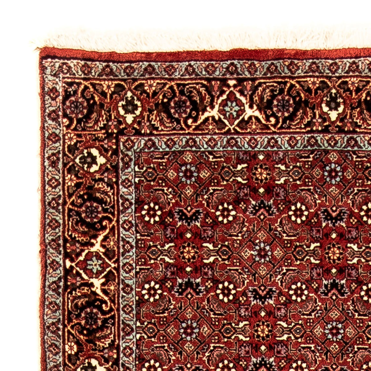Loper Perzisch tapijt - Bijar - 296 x 81 cm - donkerrood