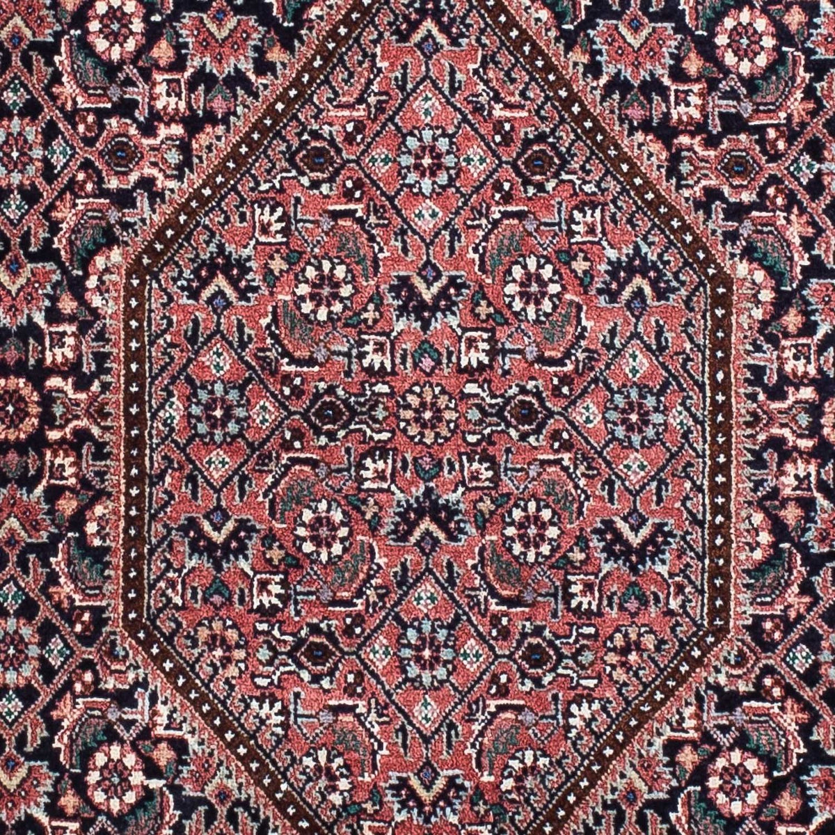 Loper Perzisch tapijt - Bijar - 202 x 75 cm - donkerblauw