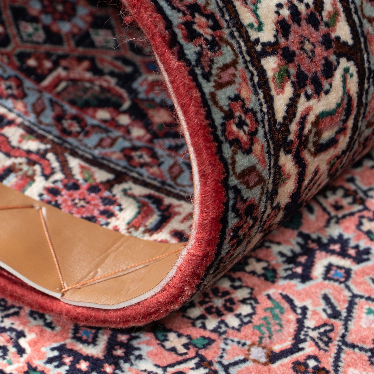 Loper Perzisch tapijt - Bijar - 202 x 75 cm - donkerblauw