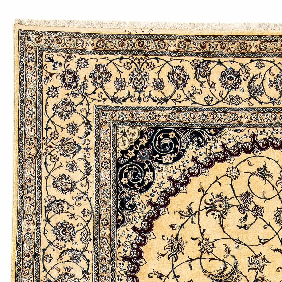 Perzisch tapijt - Nain - Premium - 294 x 200 cm - beige