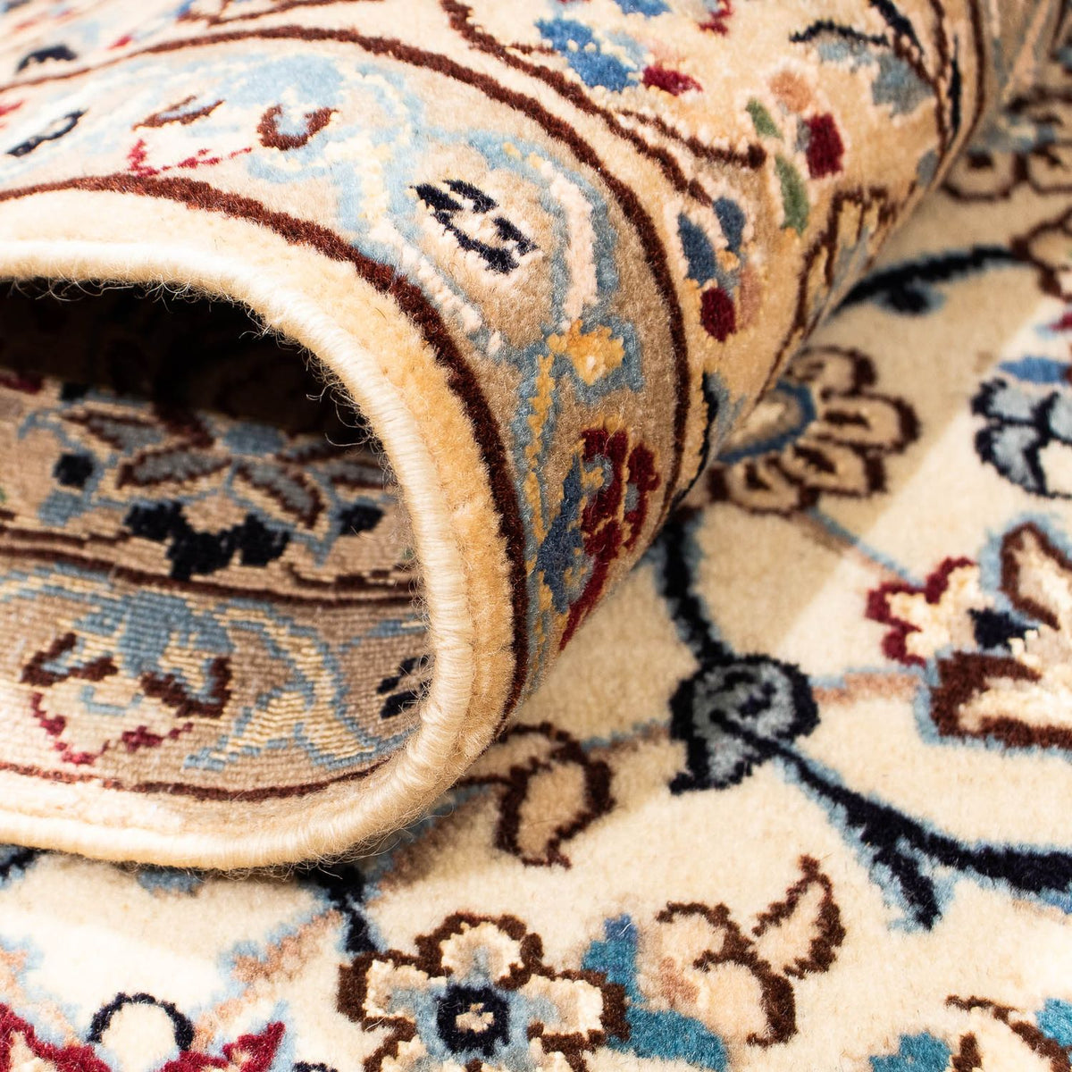 Perzisch tapijt - Nain - Premium - 186 x 132 cm - beige