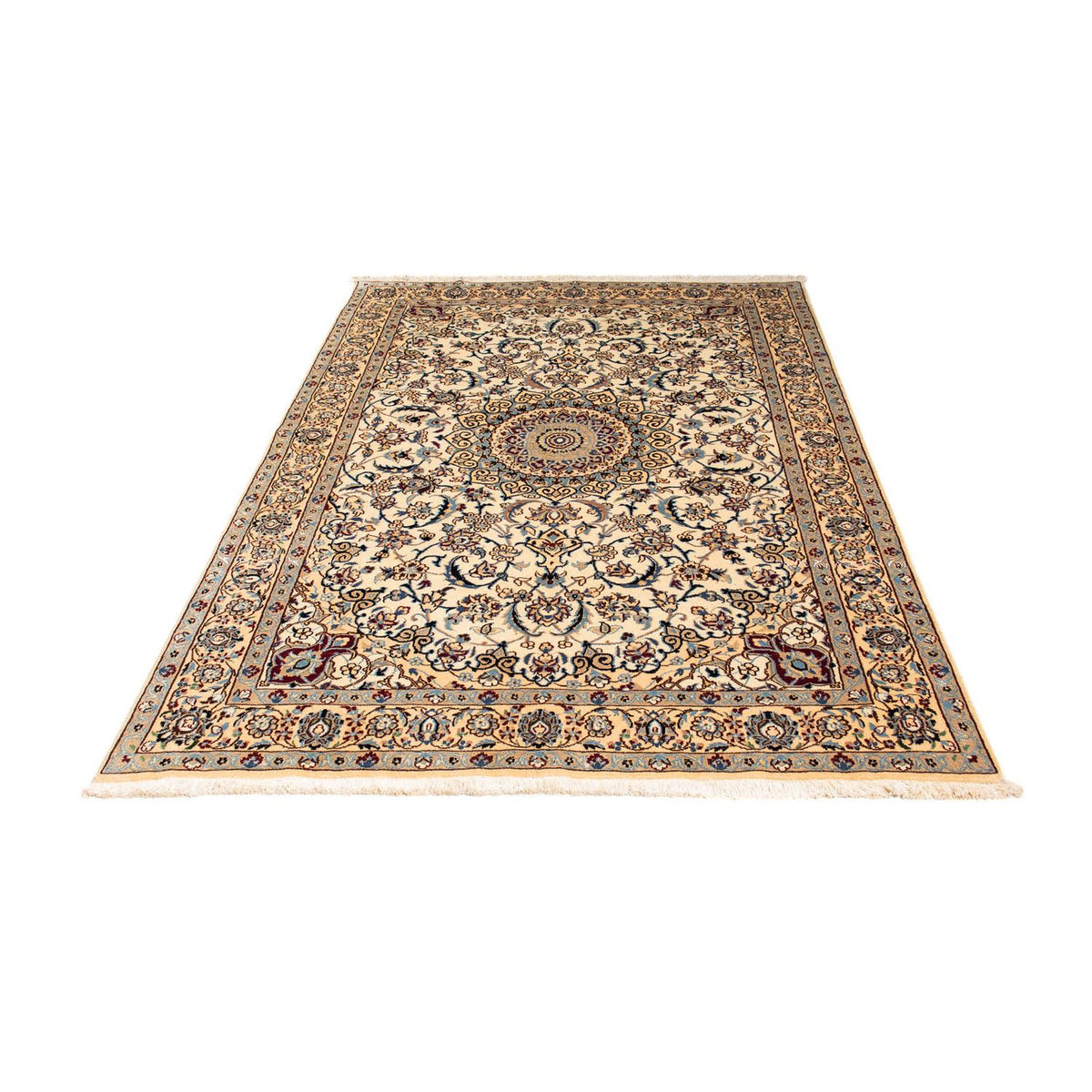 Perzisch tapijt - Nain - Premium - 186 x 132 cm - beige