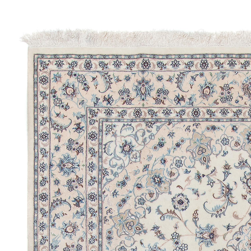 Perzisch tapijt - Nain - Koninklijk - 304 x 203 cm - zilver