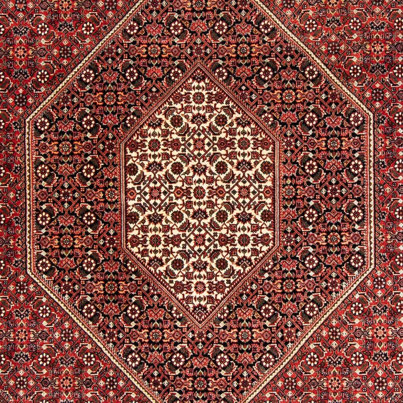 Perzisch tapijt - Bijar - 233 x 169 cm - donkerrood