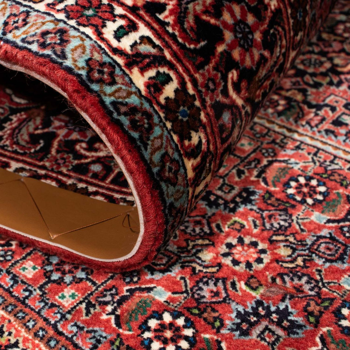 Perzisch tapijt - Bijar - 233 x 169 cm - donkerrood