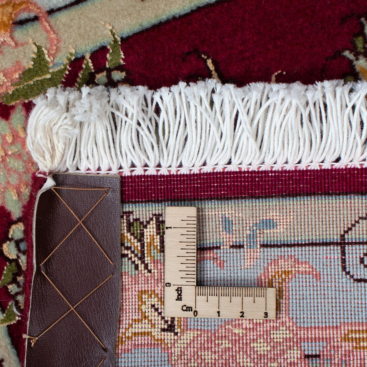 Perzisch tapijt - Tabriz - Royal - 90 x 60 cm - donkerrood