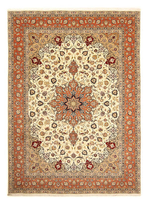 Perzisch tapijt - Tabriz - Royal - 345 x 253 cm - beige