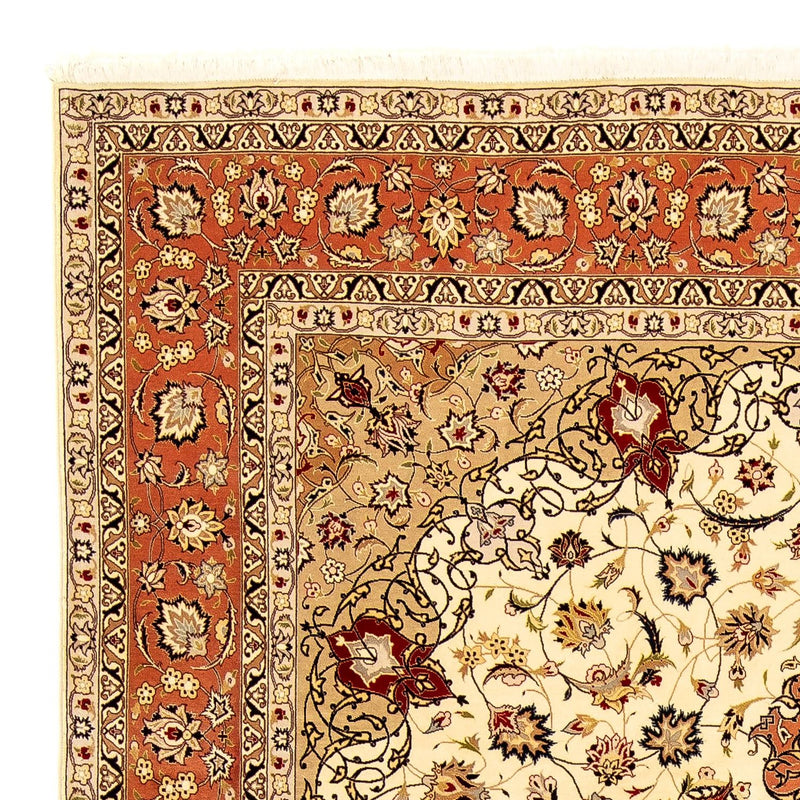 Perzisch tapijt - Tabriz - Royal - 345 x 253 cm - beige