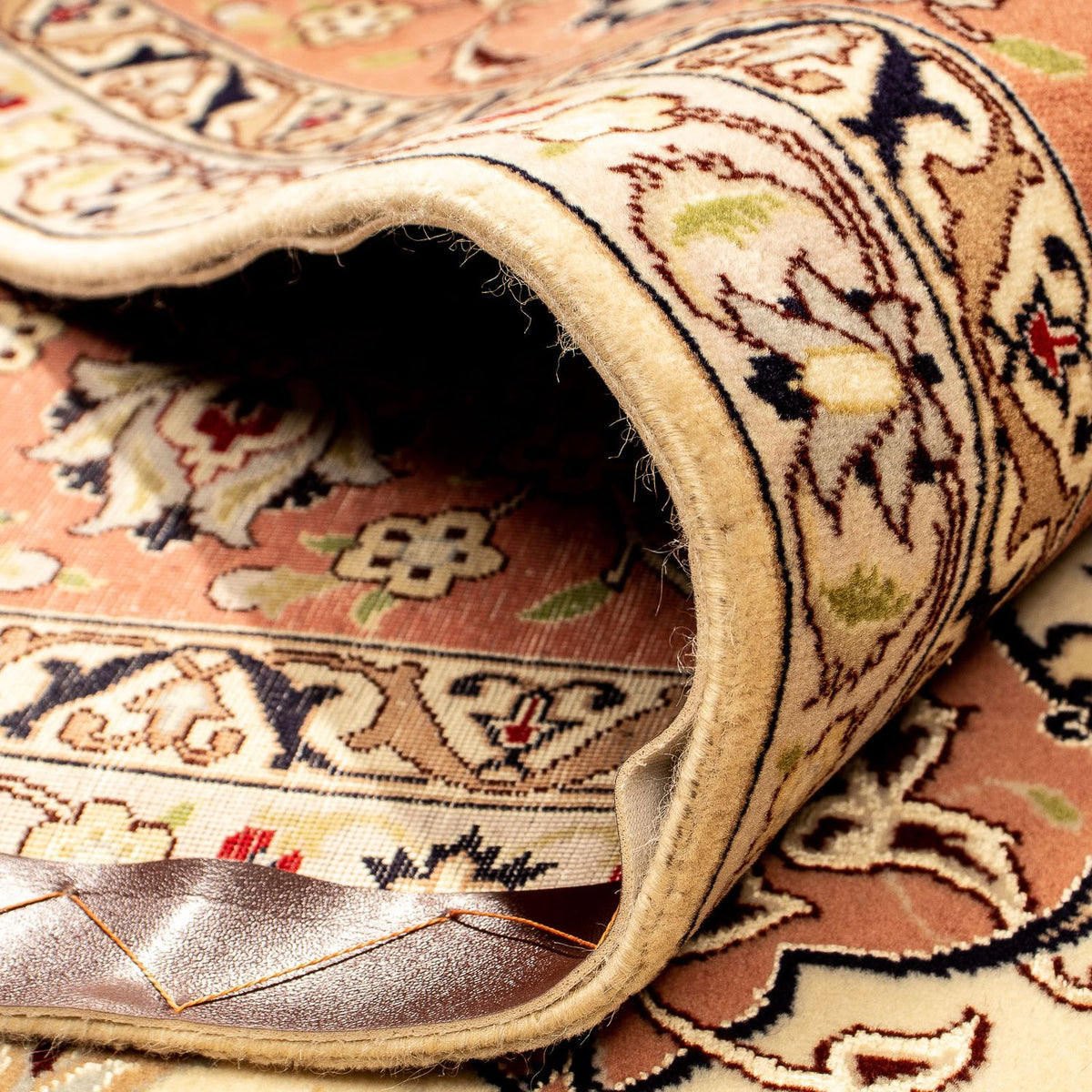 Perzisch tapijt - Tabriz - Royal - 345 x 253 cm - beige