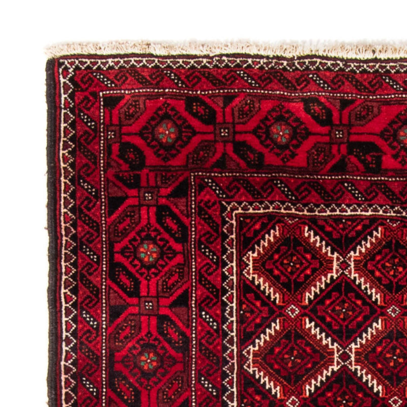 Loper Baluch tapijt - 248 x 117 cm - donkerrood