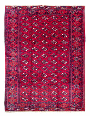 Turkaman tapijt - 300 x 228 cm - donkerrood