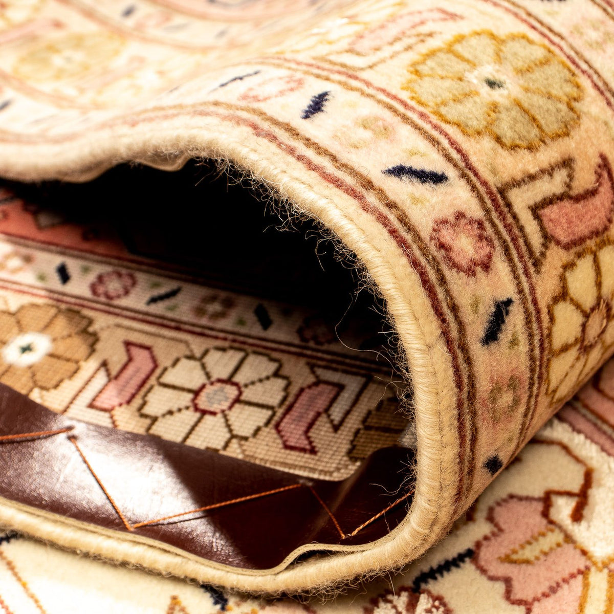 Perzisch tapijt - Tabriz - Royal - 346 x 249 cm - beige