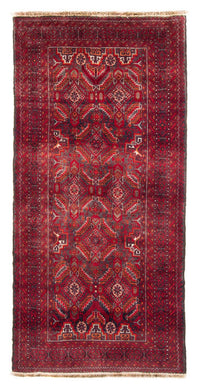 Loper Baluch tapijt - 212 x 105 cm - rood