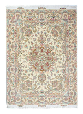 Perzisch tapijt - Tabriz - Royal - 203 x 151 cm - beige