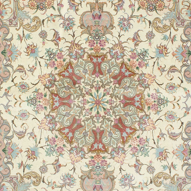 Perzisch tapijt - Tabriz - Royal - 203 x 151 cm - beige