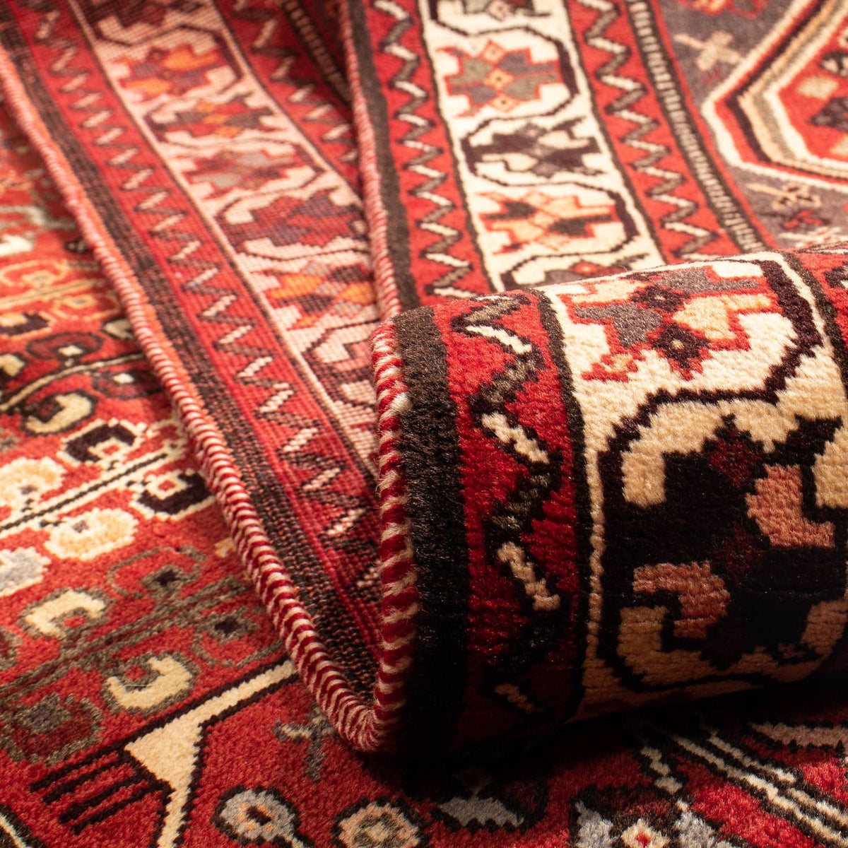 Perzisch Tapijt - Nomadisch - 289 x 196 cm - donkerrood