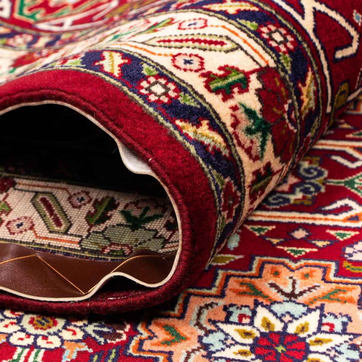 Perzisch tapijt - Tabriz - Royal - 404 x 300 cm - donkerrood