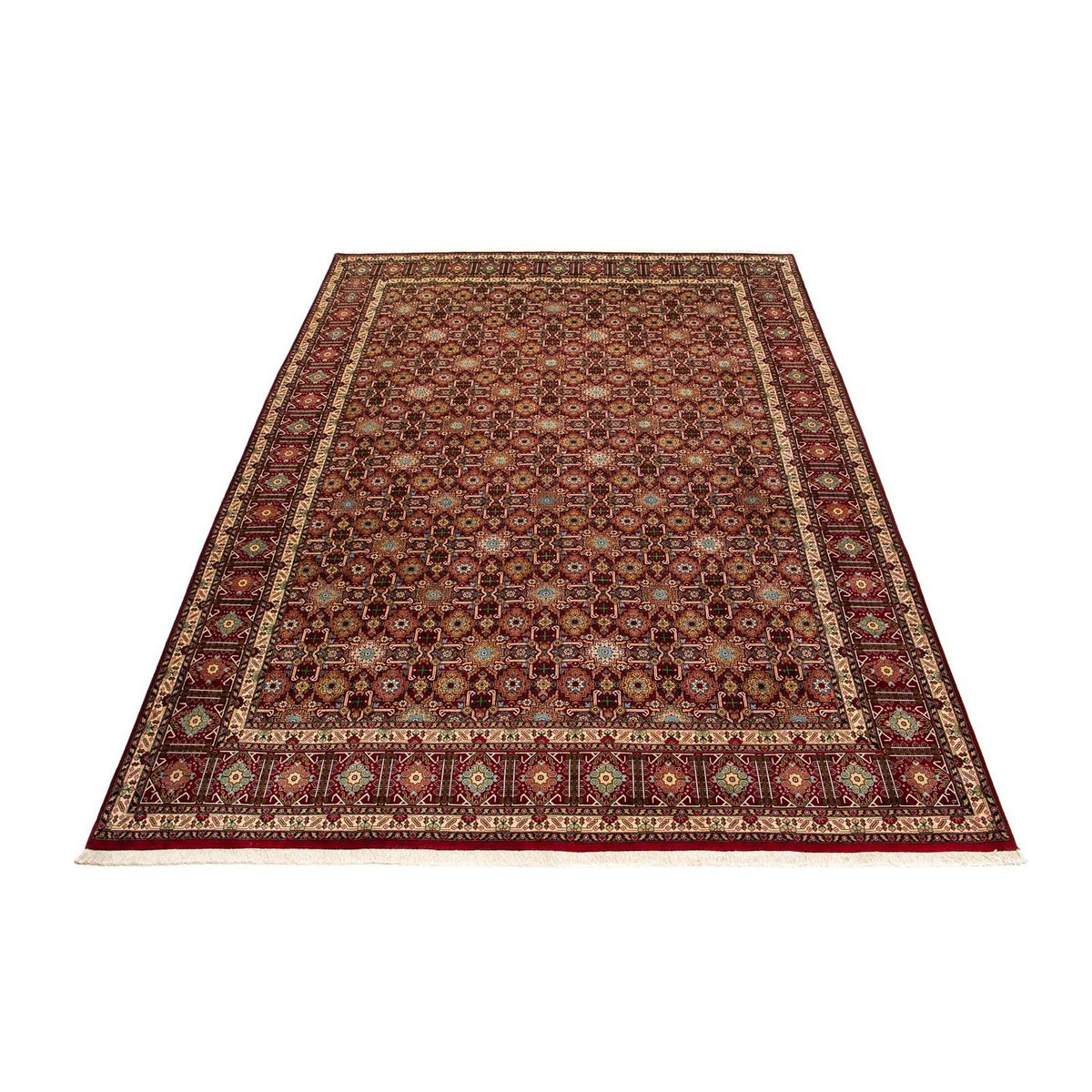 Perzisch tapijt - Tabriz - Royal - 404 x 300 cm - donkerrood