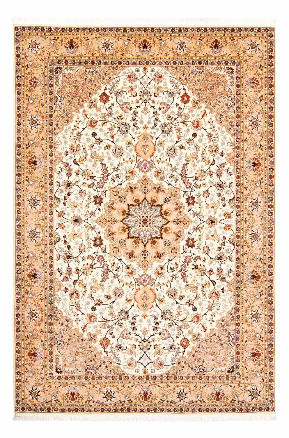 Perzisch tapijt - Tabriz - Royal - 292 x 198 cm - beige